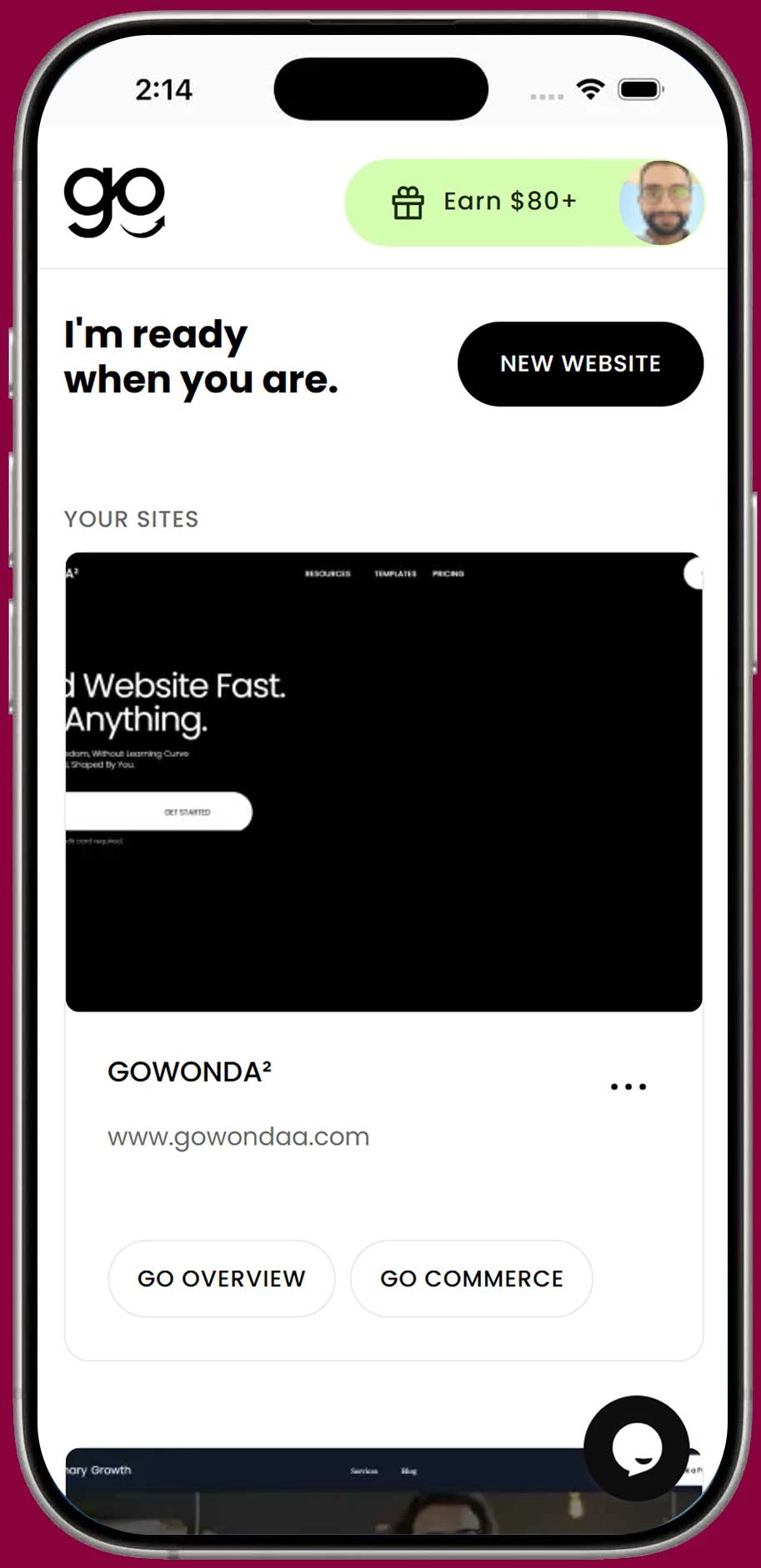 mobile website builder, drag and drop website builder, no code website builder, online store builder